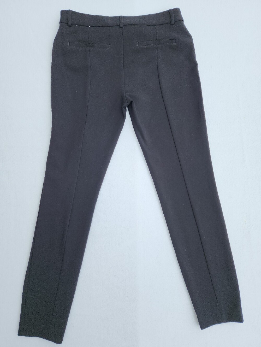 Express Editor Skinny Ankle Pants Black Stretch Mid Rise Career 8R - Picture 6 of 7